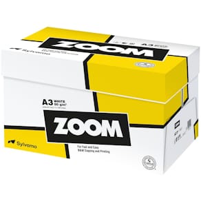 Kopieringspapper Zoom A3, 80g, 5x500/fp