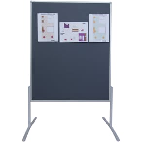 Moderationstafel FRANKEN PRO, 120 x 150 cm, grau