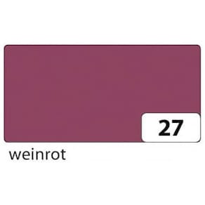 Fotokarton Folia, 50x70 cm, weinrot, 300 g/m², 10 Blatt