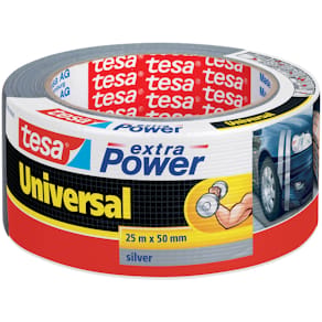 Gewebeband tesa extra Power Universal, 50 mm, 25 m, silber