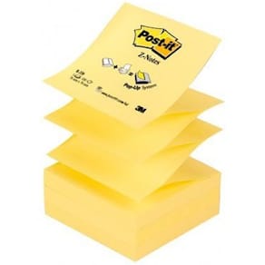 Notes POST-IT Z-block 76x76mm gul