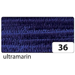 Chenilledraht Folia, 8 mm, 50 cm, 10 St., ultramarin