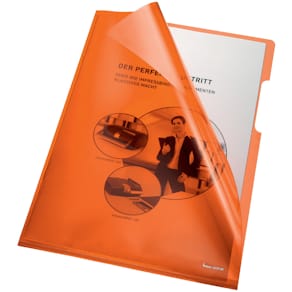 Aktenhülle BENE, A4, 100 Stück, PVC, orange