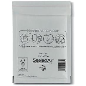 Bubbelpåse A/000 110x160mm vit 200/fp