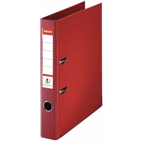 Brevordner Esselte No.1 Power rød, A4 50 mm, 2 ringe, 10 stk