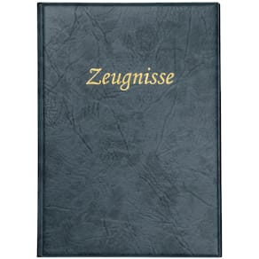 Zeugnismappe VELOFLEX, A4, blau, 10 Hüllen