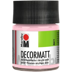 Acrylfarbe Marabu Decormatt, wildrose, 50 ml