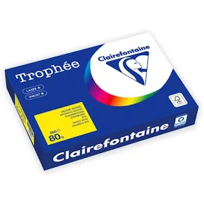 Kopieringspapper TROPHEÉ A4 80g Gul 500/FP