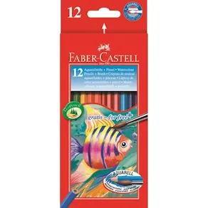 Färgpenna Faber-Castell Akvarell, 12/fp