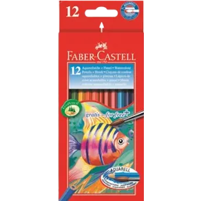 Färgpenna Faber-Castell Akvarell, 12/fp