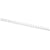 Bindrug Q-CONNECT, 14 mm, 21 ringen, wit, 100 stuks