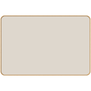 Lintex FRAME Glastavla, 1500 × 1000 × 50 mm, Lazy 140