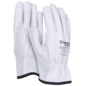 Arbeitshandschuhe DONAU, Größe 9/L, 1 Paar, weiß