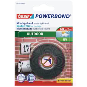 Montageband tesa Powerbond Outdoor, 19 mm x 1,5 m