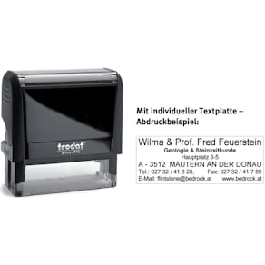 Stempel Trodat Printy 4915 mit Stempelplatte, 70 x 25 mm