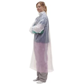 Skyddsrock, polyeten, 12st