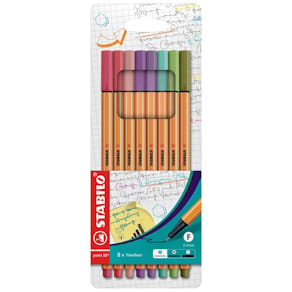 Feinliner STABILO point 88®, 8 St., sortiert