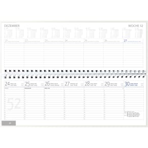 Schreibtischquerkalender GÜSS 128S., 1 Woche