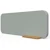 Bordsskärm & Skrivtavla Mood Fabric Table, 1000x350mm, Mossgrön