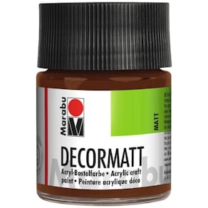 Acrylfarbe Marabu Decormatt, hellbraun, 50 ml
