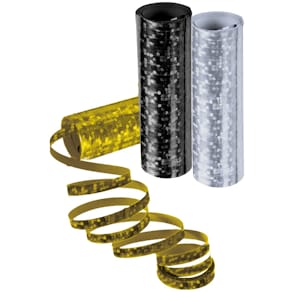 Luftschlangen TIB Hologramm, 3er-Pack