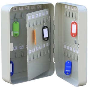 Nøgleskab BNT 20 nøgler, metal, grå, 160x200x80 mm