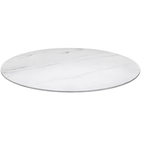 Bordplade Sten Ø 70 cm Hvid