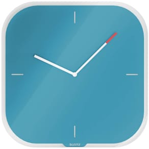 Wanduhr Leitz Cosy, Glas, blau