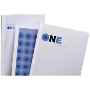 Thermobindemappe GBC Standard, A4, 3 mm/30 Bl, weiß