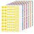 Stickers Agipa, ronde, assorti, 10/15/20 mm, 1040 stuks