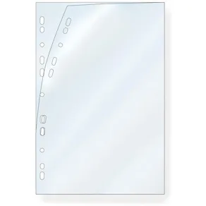 Plastficka Rent A4-format (ej ryggförstärkt) 0.08mm, 100st