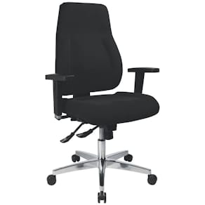 Bürodrehstuhl Topstar P91, mit Armlehnen, schwarz