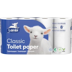 Toalettpapper LAMBI Classic 40/fp