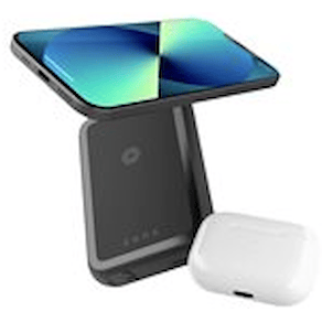 ZENS - Trådlös powerbank - 4000 mAh - 2 utdatakontakter