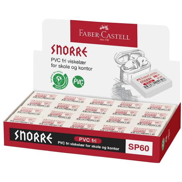 Viskelær SNORRE Plast SP60 60st