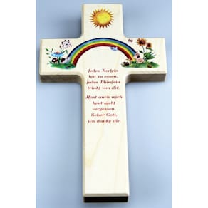 Kinderkreuz mit Spruch