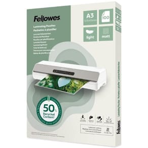 Laminat FELLOWES A3 Light Matt 100/fp
