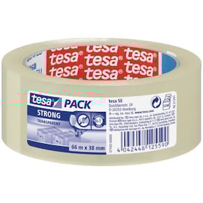 Packtejp TESA Strong 38mmx66m klar