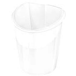 Papierkorb CEP Ellypse Isis 320, polarweiß, 15 Liter