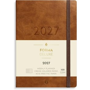 Liten Veckokal Forma Deluxe 2027 brun