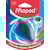 Potloodslijper Maped Clean, 2-gaats, op blister