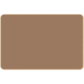 Lintex FRAME Glastavla, SILK-GLASS®, 1500 × 1000 × 50 mm, Humble