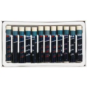 Oljepastellkrita vit 12/fp