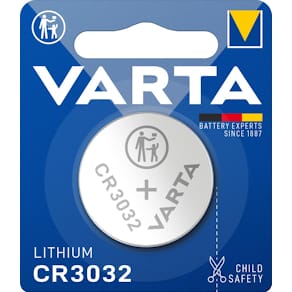 Knoopcel Varta Lithium CR3032, blister van 1 stuk