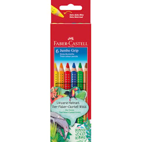 Farbstifte Faber-Castell Jumbo Grip, 6 St.