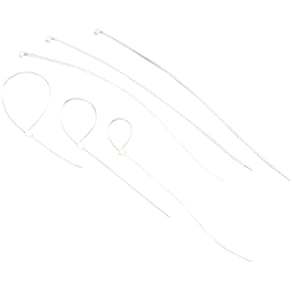 Kabelbinder 275 mm nylon, transparent hvid, 1000 stk