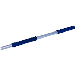 Teleskopskaft 1–1,8 m, soft grip, blåt stål