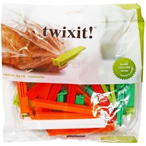 Plastclips PP gul, 28 stk.