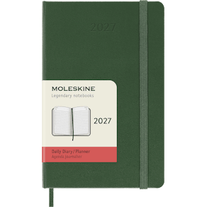 Classic Hard 12M Daily Pocket Myrtle Green 2027