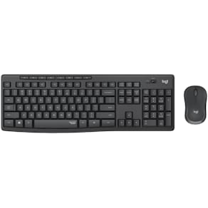 MK295 Silent Wireless Combo Desktop set, Graphite (Nordic)